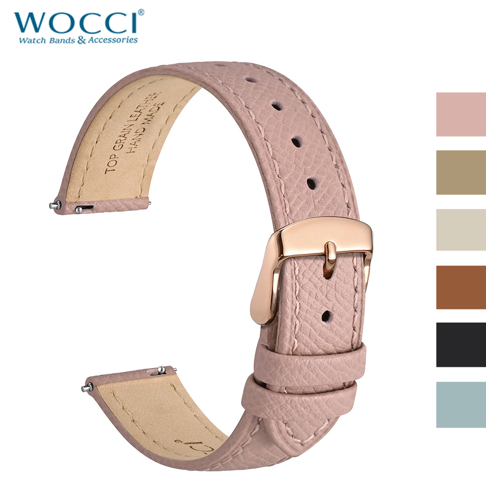 Leather Strap Quick Release - WOCCI Tali Jam Tangan Kulit Gandum