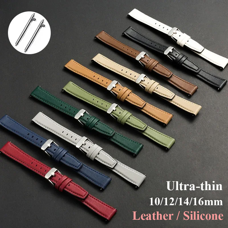 Leather Strap Quick Release - Tali jam tangan silikon tali jam
