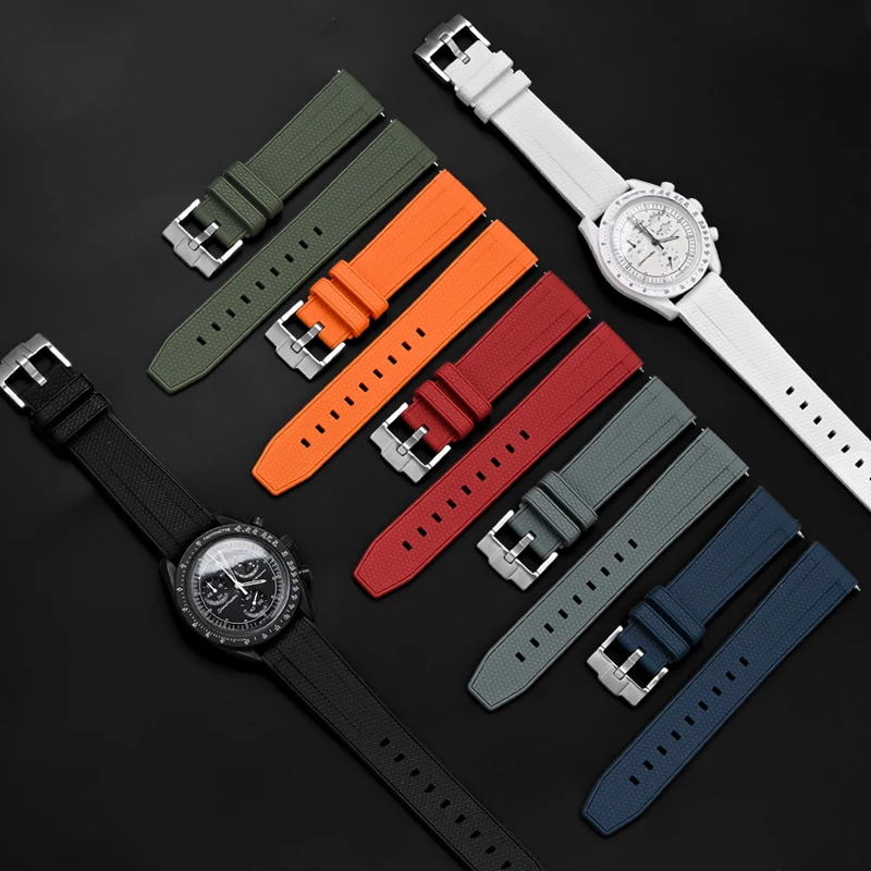 Tali silikon cair 20mm 22mm, j - Omega Watch Speedmaster ulasan dan harga
