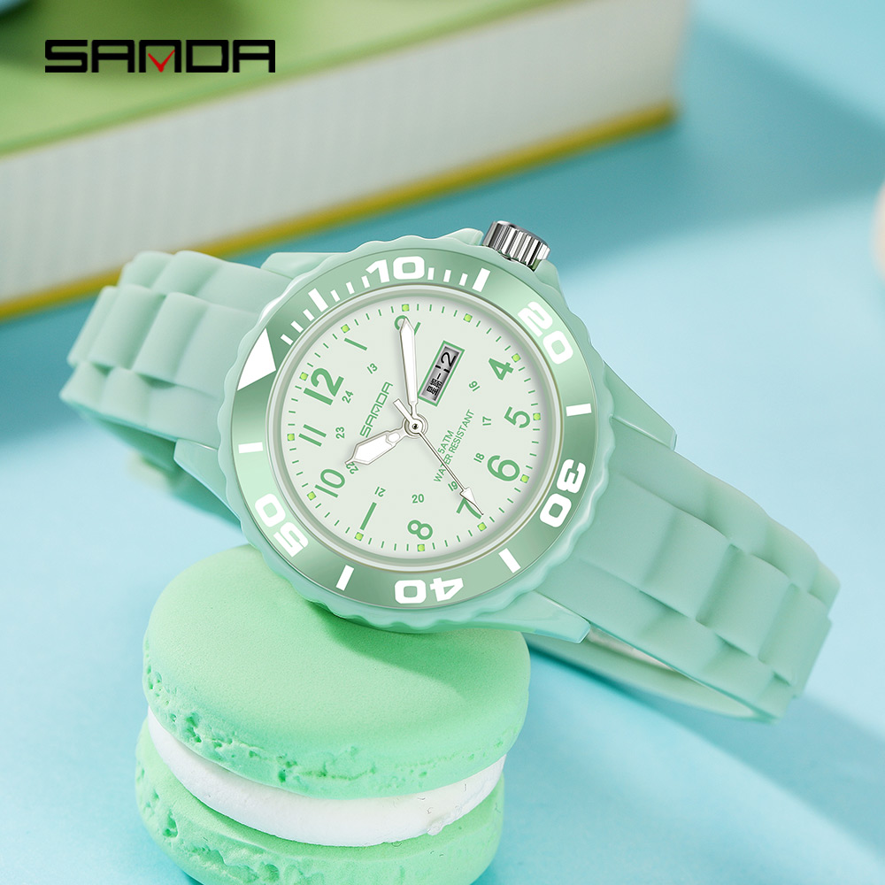 Sanda jam tangan wanita merek  - Silicone Band Women ulasan dan harga