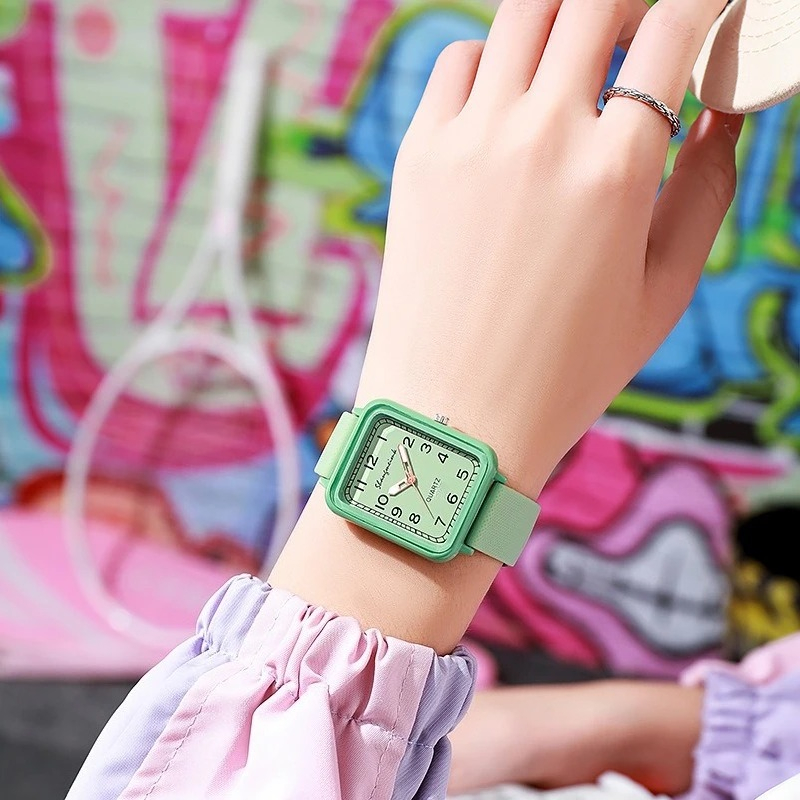 Jam Tangan Kuarsa Wanita Dial  - Silicone Band Women ulasan dan harga