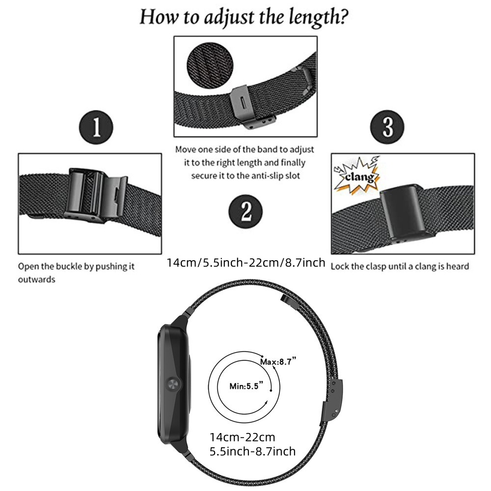 Tali Logam untuk Garmin Venu X - Mesh Strap Metal ulasan dan harga