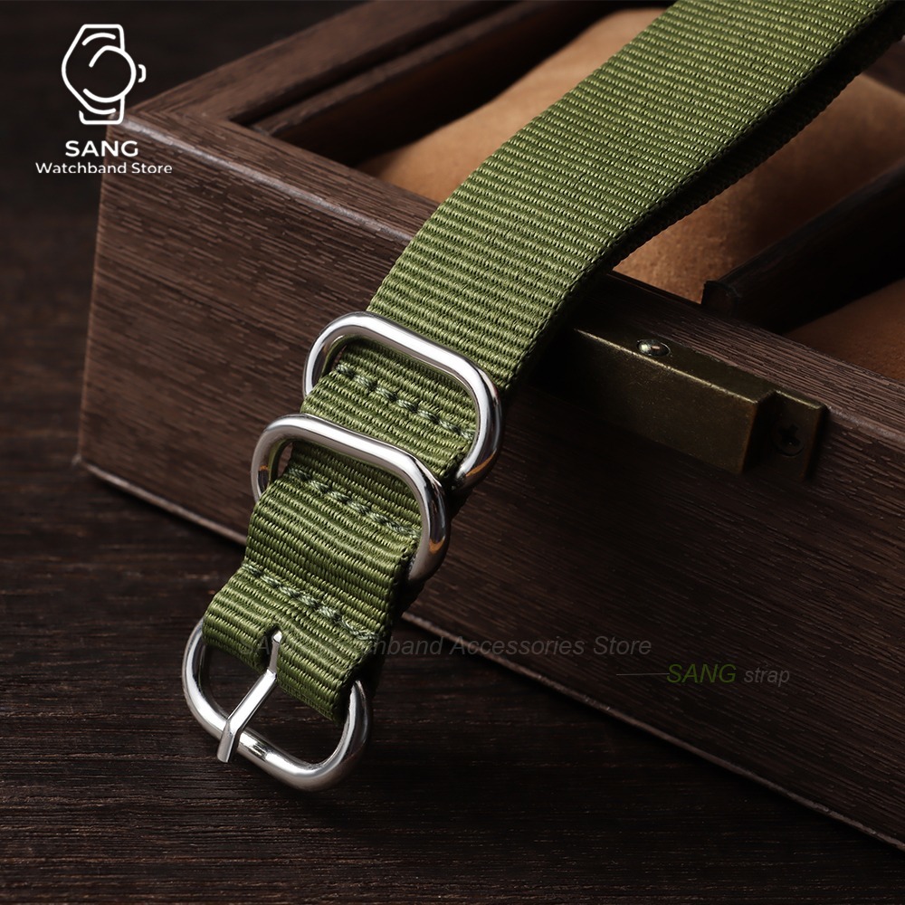 18mm 20mm 22mm 24mm Tali Jam T - Nato Strap Nylon ulasan dan harga