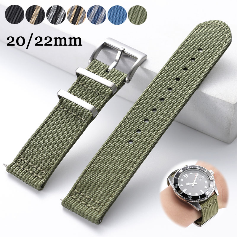 Tali Nilon Anyaman 20mm 22mm u - Nato Strap Nylon ulasan dan harga