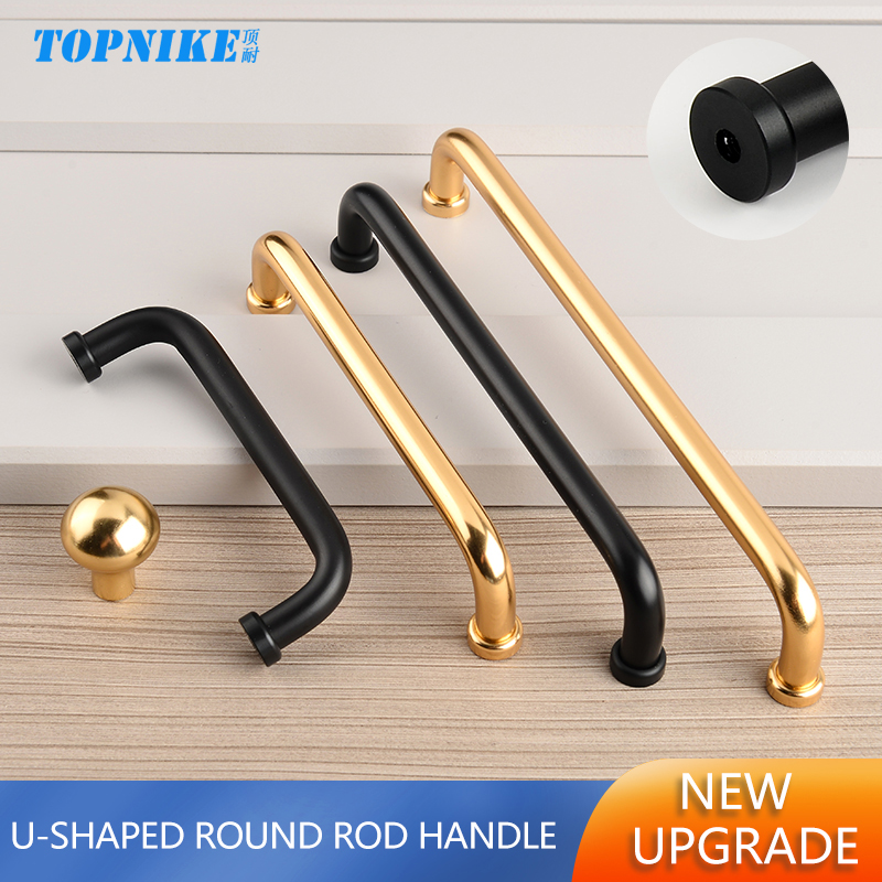 Gagang Kabinet Hitam Modern un - Curved Spring Bar ulasan dan harga