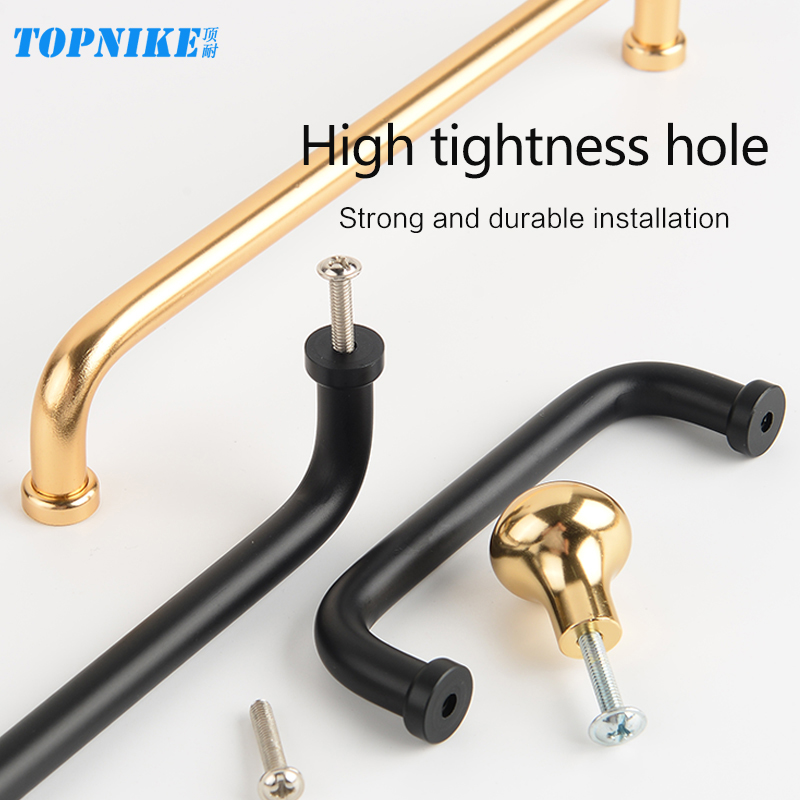 Gagang Kabinet Hitam Modern un - Curved Spring Bar ulasan dan harga