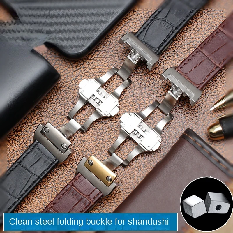 Kulit Asli untuk Cartier Santo - Cartier Watch Tank ulasan dan harga