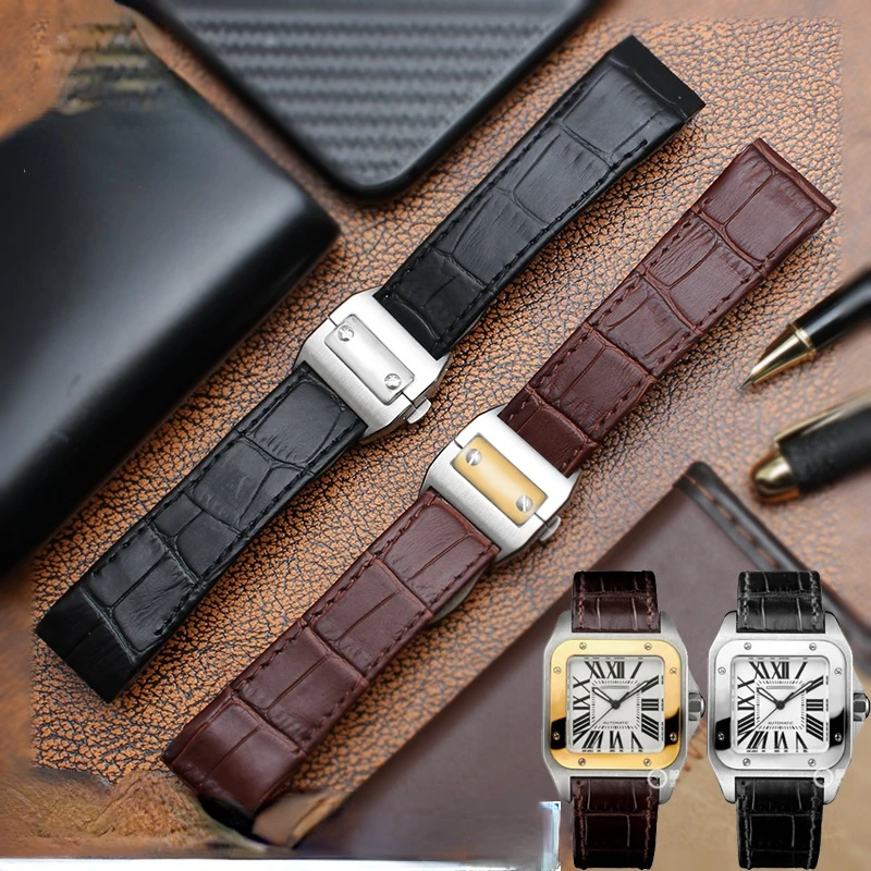 Kulit Asli untuk Cartier Santo - Cartier Watch Tank ulasan dan harga