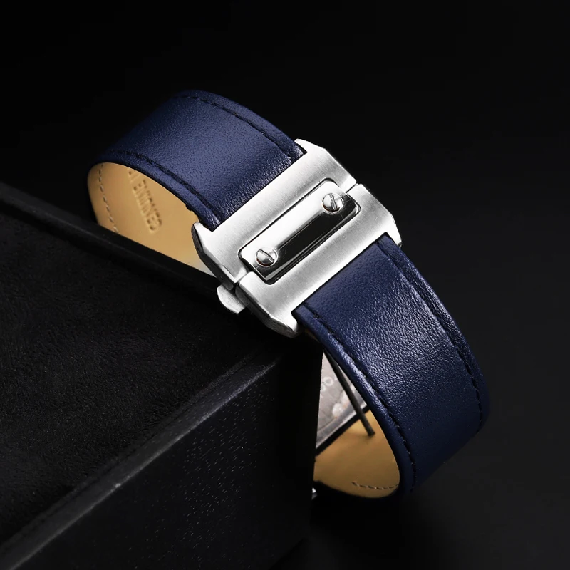 Tali Jam Tangan Kulit Asli unt - Cartier Watch Tank ulasan dan harga