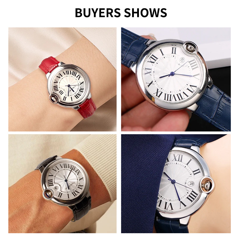 Tali Jam Tangan Kulit Asli 14- - Cartier Watch Ballon Bleu ulasan dan harga